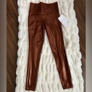 Athleta High Shine Legging XS Salutation Stash Shine Tight